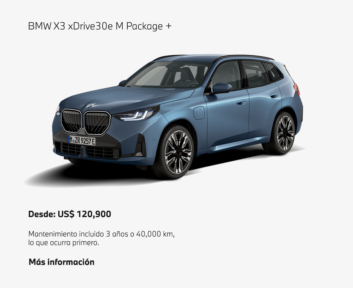 BMW X3 xDrive30e M